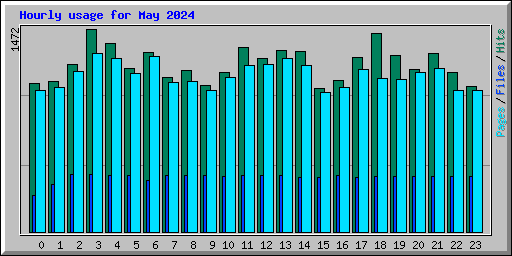 Hourly usage for May 2024